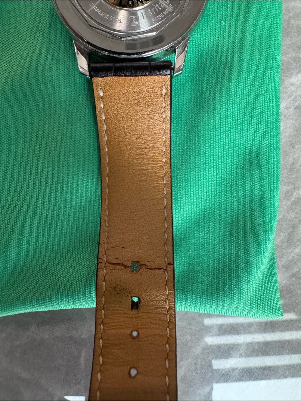 Longines Flagship Men's Watch - Cream Dial, Brown Leather Strap - Picture 8 of 16